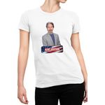 Fashion, accesorii si bijuterii - Femei - Imbracaminte femei - Tricouri si topuri femei - Tricou Femei Veep Gary Cole Kent Davison Role Comedy Seasons, alb,  marime 2XL - Infinity.ro