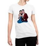 Fashion, accesorii si bijuterii - Femei - Imbracaminte femei - Tricouri si topuri femei - Tricou Femei Sam Smith Taylor Meeting Concert Album Friends, alb,  marime 2XL - Infinity.ro