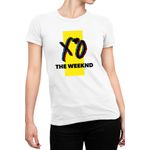 Fashion, accesorii si bijuterii - Femei - Imbracaminte femei - Tricouri si topuri femei - Tricou Femei The Weeknd Logo Albums Popular World Tour, alb,  marime 2XL - Infinity.ro