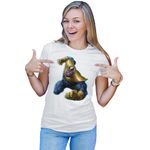 Fashion, accesorii si bijuterii - Femei - Imbracaminte femei - Tricouri si topuri femei - Tricou Femei Thanos Titan Planet Strongest Super, alb,  marime 2XL - Infinity.ro