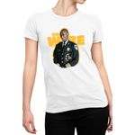 Fashion, accesorii si bijuterii - Femei - Imbracaminte femei - Tricouri si topuri femei - Tricou Femei The Wire Lt. Cedric Daniels Lance Reddick Army Drama, alb,  marime 2XL - Infinity.ro