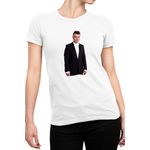 Fashion, accesorii si bijuterii - Femei - Imbracaminte femei - Tricouri si topuri femei - Tricou Femei Sam Smith Suit English Love Me More Song, alb,  marime 2XL - Infinity.ro