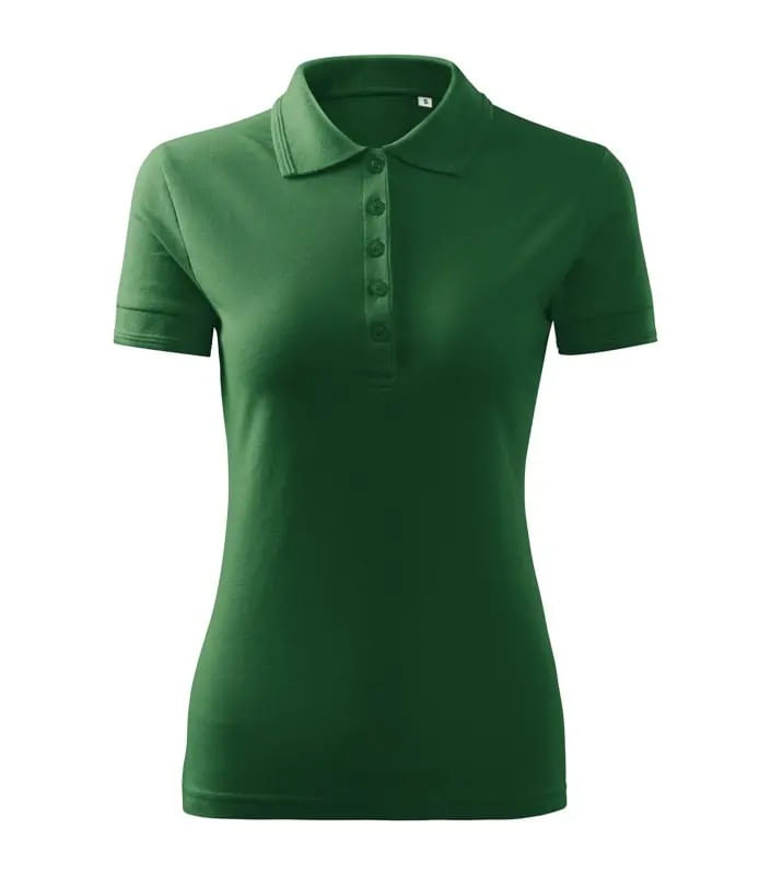 Tricou polo dama, Malfini, PIQUE POLO, F10 Verde sticla