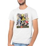 Fashion, accesorii si bijuterii - Barbati - Imbracaminte - Tricouri si bluze barbati - Tricou barbati Assassination Classroom Moon Destroier Matsui Mangaka, alb, marime 2XL - Infinity.ro