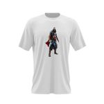Fashion, accesorii si bijuterii - Barbati - Imbracaminte - Tricouri si bluze barbati - Tricou barbati Assassin's Creed Ezio Auditore Video Game, alb, marime 2XL - Infinity.ro