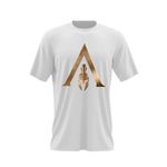Fashion, accesorii si bijuterii - Barbati - Imbracaminte - Tricouri si bluze barbati - Tricou barbati Assassin's Creed Odyssey Crest Emblem, alb, marime 2XL - Infinity.ro