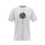 Fashion, accesorii si bijuterii - Barbati - Imbracaminte - Tricouri si bluze barbati - Tricou barbati Assassin's Creed Silver Pin Cross, alb, marime 2XL - Infinity.ro