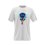 Fashion, accesorii si bijuterii - Barbati - Imbracaminte - Tricouri si bluze barbati - Tricou barbati Astro Jack Light Knives Fortnite Epic, alb, marime 2XL - Infinity.ro