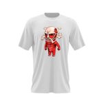 Fashion, accesorii si bijuterii - Barbati - Imbracaminte - Tricouri si bluze barbati - Tricou barbati Attack on Titan Anime Manga Creeper Horror, alb, marime 2XL - Infinity.ro