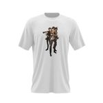 Fashion, accesorii si bijuterii - Barbati - Imbracaminte - Tricouri si bluze barbati - Tricou barbati Attack on Titan Eren Mikasa Levi Anime Manga, alb, marime 2XL - Infinity.ro
