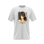 Fashion, accesorii si bijuterii - Barbati - Imbracaminte - Tricouri si bluze barbati - Tricou barbati Attack on Titan Eren Yeager Anime Manga, alb, marime 2XL - Infinity.ro