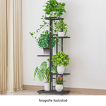 Casa si Gradina - Gradinarit si plante - Plante si ghivece - Ghivece si suporturi - Suport metalic pentru flori, gri inchis, BAMIR TIP 1 - Infinity.ro