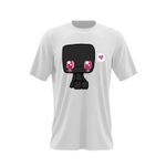 Fashion, accesorii si bijuterii - Barbati - Imbracaminte - Tricouri si bluze barbati - Tricou barbati Baby Enderman Love Minecraft, alb, marime 2XL - Infinity.ro