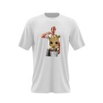Fashion, accesorii si bijuterii - Barbati - Imbracaminte - Tricouri si bluze barbati - Tricou barbati Baby Groot GTA Trevor Bebe Copacel, alb, marime 2XL - Infinity.ro