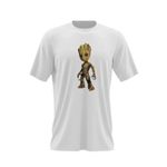 Fashion, accesorii si bijuterii - Barbati - Imbracaminte - Tricouri si bluze barbati - Tricou barbati Baby Groot Ziua Indragostitilor Iubit Iubita, alb, marime 2XL - Infinity.ro