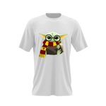 Fashion, accesorii si bijuterii - Barbati - Imbracaminte - Tricouri si bluze barbati - Tricou barbati Baby Yoda Harry Potter Cute, alb, marime 2XL - Infinity.ro