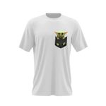 Fashion, accesorii si bijuterii - Barbati - Imbracaminte - Tricouri si bluze barbati - Tricou barbati Baby Yoda Pocket, alb, marime 2XL - Infinity.ro