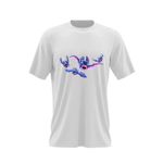Fashion, accesorii si bijuterii - Barbati - Imbracaminte - Tricouri si bluze barbati - Tricou barbati Bats Clash Royale GTA, alb, marime 2XL - Infinity.ro