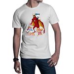 Fashion, accesorii si bijuterii - Barbati - Imbracaminte - Tricouri si bluze barbati - Tricou barbati Ben10 Donald Duck Baby Daisy Skye Paw Patrol, alb, marime 2XL - Infinity.ro