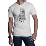 Fashion, accesorii si bijuterii - Barbati - Imbracaminte - Tricouri si bluze barbati - Tricou barbati Ben10 Shrek Donkey Small Monster Master, alb, marime 2XL - Infinity.ro