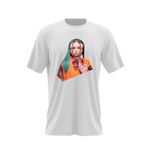 Fashion, accesorii si bijuterii - Barbati - Imbracaminte - Tricouri si bluze barbati - Tricou barbati Billie Eilish 2 Face Therefore I am, alb, marime 2XL - Infinity.ro