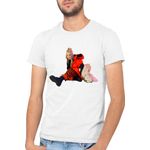 Fashion, accesorii si bijuterii - Barbati - Imbracaminte - Tricouri si bluze barbati - Tricou barbati Billie Eilish Fashion Album Concert Look Teens, alb, marime 2XL - Infinity.ro
