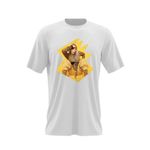 Fashion, accesorii si bijuterii - Barbati - Imbracaminte - Tricouri si bluze barbati - Tricou barbati Billie Eilish Fortnite Take The L, alb, marime 2XL - Infinity.ro