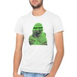 Fashion, accesorii si bijuterii - Barbati - Imbracaminte - Tricouri si bluze barbati - Tricou barbati Billie Eilish Logo Green Brand Musician, alb, marime 2XL - Infinity.ro