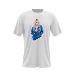 Fashion, accesorii si bijuterii - Barbati - Imbracaminte - Tricouri si bluze barbati - Tricou barbati Billie Eilish Singer Your Power, alb, marime 2XL - Infinity.ro