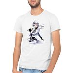 Fashion, accesorii si bijuterii - Barbati - Imbracaminte - Tricouri si bluze barbati - Tricou barbati Black Butler Charles Queen Fortnite Otaku, alb, marime 2XL - Infinity.ro