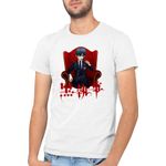 Fashion, accesorii si bijuterii - Barbati - Imbracaminte - Tricouri si bluze barbati - Tricou barbati Black Butler Ciel Family Manga Otaku, alb, marime 2XL - Infinity.ro