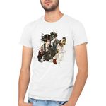 Fashion, accesorii si bijuterii - Barbati - Imbracaminte - Tricouri si bluze barbati - Tricou barbati Black Butler Sebastian Ciel Charles Demon Shinigami, alb, marime 2XL - Infinity.ro