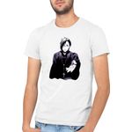 Fashion, accesorii si bijuterii - Barbati - Imbracaminte - Tricouri si bluze barbati - Tricou barbati Black Butler Teacher Demon Mangaka Anime, alb, marime 2XL - Infinity.ro