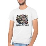 Fashion, accesorii si bijuterii - Barbati - Imbracaminte - Tricouri si bluze barbati - Tricou barbati Black Clover All Members Anime Manga Cosplay, alb, marime 2XL - Infinity.ro