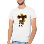 Fashion, accesorii si bijuterii - Barbati - Imbracaminte - Tricouri si bluze barbati - Tricou barbati Black Clover Asta Hero Shield Weapon Anime, alb, marime 2XL - Infinity.ro