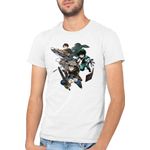 Fashion, accesorii si bijuterii - Barbati - Imbracaminte - Tricouri si bluze barbati - Tricou barbati Black Clover Asta My Hero Academia Deku AOT Power Super, alb, marime 2XL - Infinity.ro