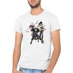 Fashion, accesorii si bijuterii - Barbati - Imbracaminte - Tricouri si bluze barbati - Tricou barbati Black Clover Asta Yuno Noelle Spells Books Wizard Academy, alb, marime 2XL - Infinity.ro