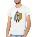 Fashion, accesorii si bijuterii - Barbati - Imbracaminte - Tricouri si bluze barbati - Tricou barbati Black clover Klaus Lunettes Best Magician Glasses Cape, alb, marime 2XL - Infinity.ro