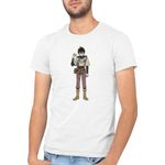 Fashion, accesorii si bijuterii - Barbati - Imbracaminte - Tricouri si bluze barbati - Tricou barbati Black Clover Yuno Orphan Powerful Magician, alb, marime 2XL - Infinity.ro