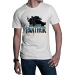 Fashion, accesorii si bijuterii - Barbati - Imbracaminte - Tricouri si bluze barbati - Tricou barbati Black Panter Logo Marvel Superpower, alb, marime 2XL - Infinity.ro