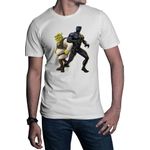 Fashion, accesorii si bijuterii - Barbati - Imbracaminte - Tricouri si bluze barbati - Tricou barbati Black Panter Marvel Cinematic Universe Shrek, alb, marime 2XL - Infinity.ro