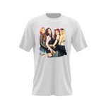 Fashion, accesorii si bijuterii - Barbati - Imbracaminte - Tricouri si bluze barbati - Tricou barbati BlackPink BoomBayah Art Kpop Music, alb, marime 2XL - Infinity.ro