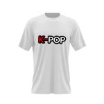 Fashion, accesorii si bijuterii - Barbati - Imbracaminte - Tricouri si bluze barbati - Tricou barbati Blackpink K Pop Logo Kpop, alb, marime 2XL - Infinity.ro