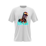 Fashion, accesorii si bijuterii - Barbati - Imbracaminte - Tricouri si bluze barbati - Tricou barbati Blaze Fortnite Tiktok Skin, alb, marime 2XL - Infinity.ro