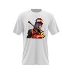 Fashion, accesorii si bijuterii - Barbati - Imbracaminte - Tricouri si bluze barbati - Tricou barbati Blaze Skin Fortnite Scar, alb, marime 2XL - Infinity.ro