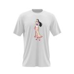 Fashion, accesorii si bijuterii - Barbati - Imbracaminte - Tricouri si bluze barbati - Tricou barbati Boa Hancock One Piece Kuja Pirates Captain, alb, marime 2XL - Infinity.ro