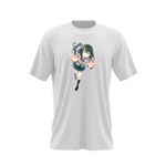 Fashion, accesorii si bijuterii - Barbati - Imbracaminte - Tricouri si bluze barbati - Tricou barbati Boku No Hero Academia Ochaco Uraraka, alb, marime 2XL - Infinity.ro