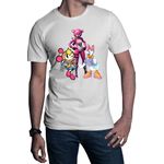 Fashion, accesorii si bijuterii - Barbati - Imbracaminte - Tricouri si bluze barbati - Tricou barbati Bomberman Donald Duck Daisy Fortnite Fluffly Funny, alb, marime 2XL - Infinity.ro