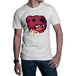 Fashion, accesorii si bijuterii - Barbati - Imbracaminte - Tricouri si bluze barbati - Tricou barbati Brawl Stars Nita Fighter Bear Angry Shockwave, alb, marime 2XL - Infinity.ro