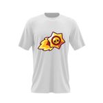 Fashion, accesorii si bijuterii - Barbati - Imbracaminte - Tricouri si bluze barbati - Tricou barbati Brawl Stars Play Logo, alb, marime 2XL - Infinity.ro